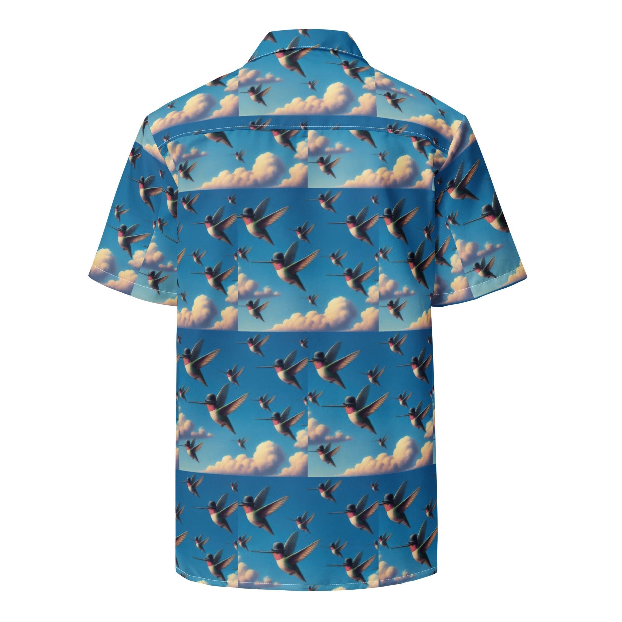 Flock of Hummingbirds Unisex button shirt by Gregg Acini Adoree Designs - Gregg Acini Adoree Designs - Button Down Shirt