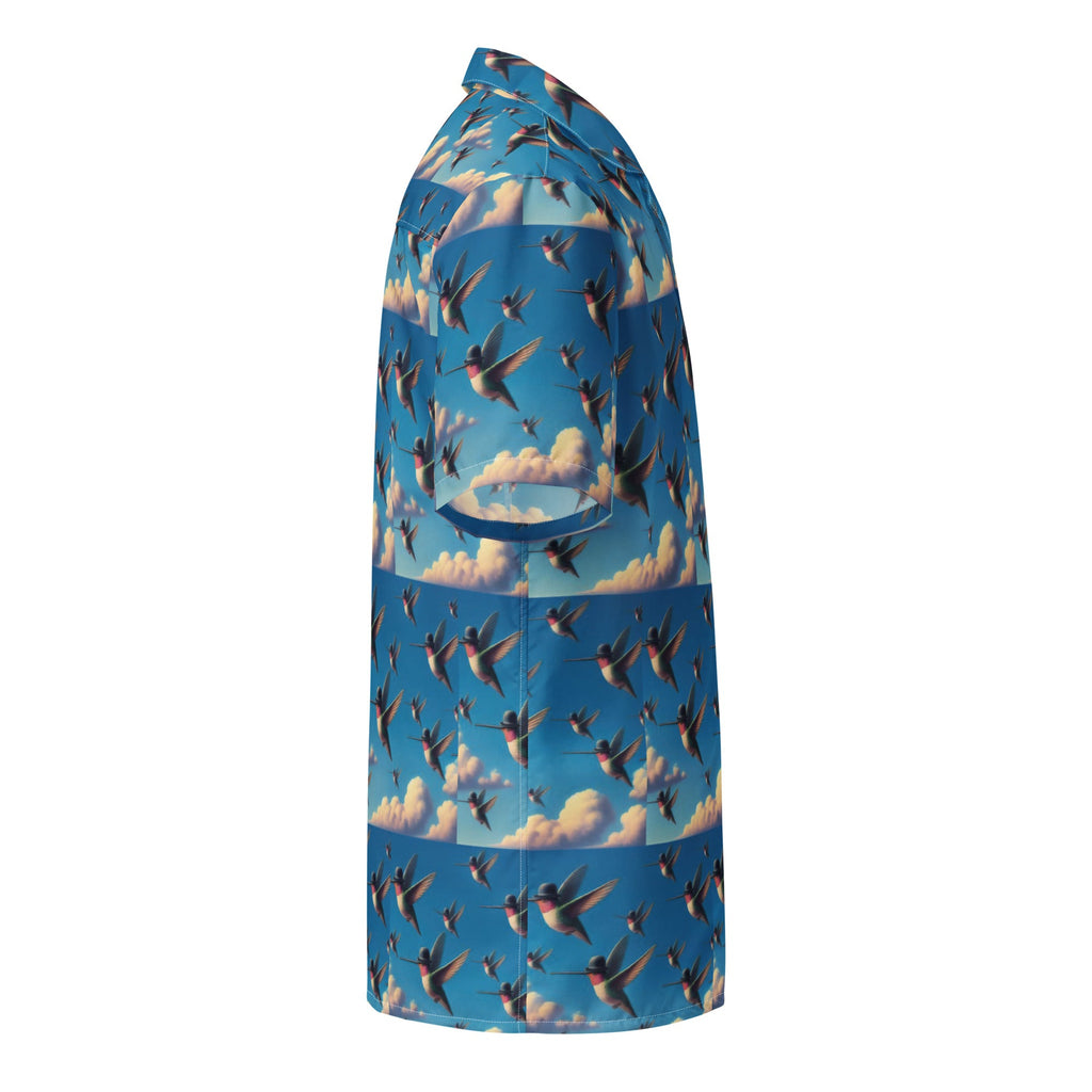 Flock of Hummingbirds Unisex button shirt by Gregg Acini Adoree Designs - Gregg Acini Adoree Designs - Button Down Shirt