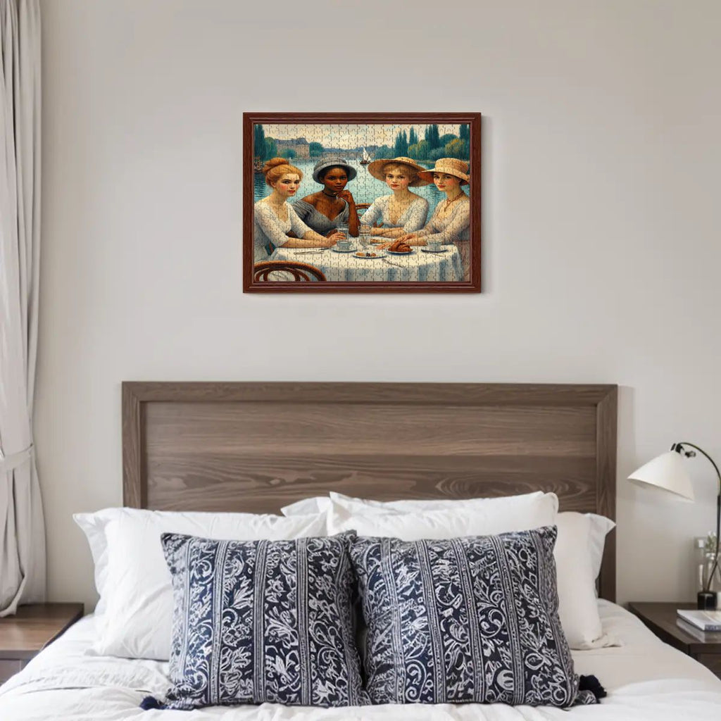 Florence is Late Wooden Jigsaw Puzzles 500 pcs - Gregg Acini Adoree Designs - Jigsaw Puzzle