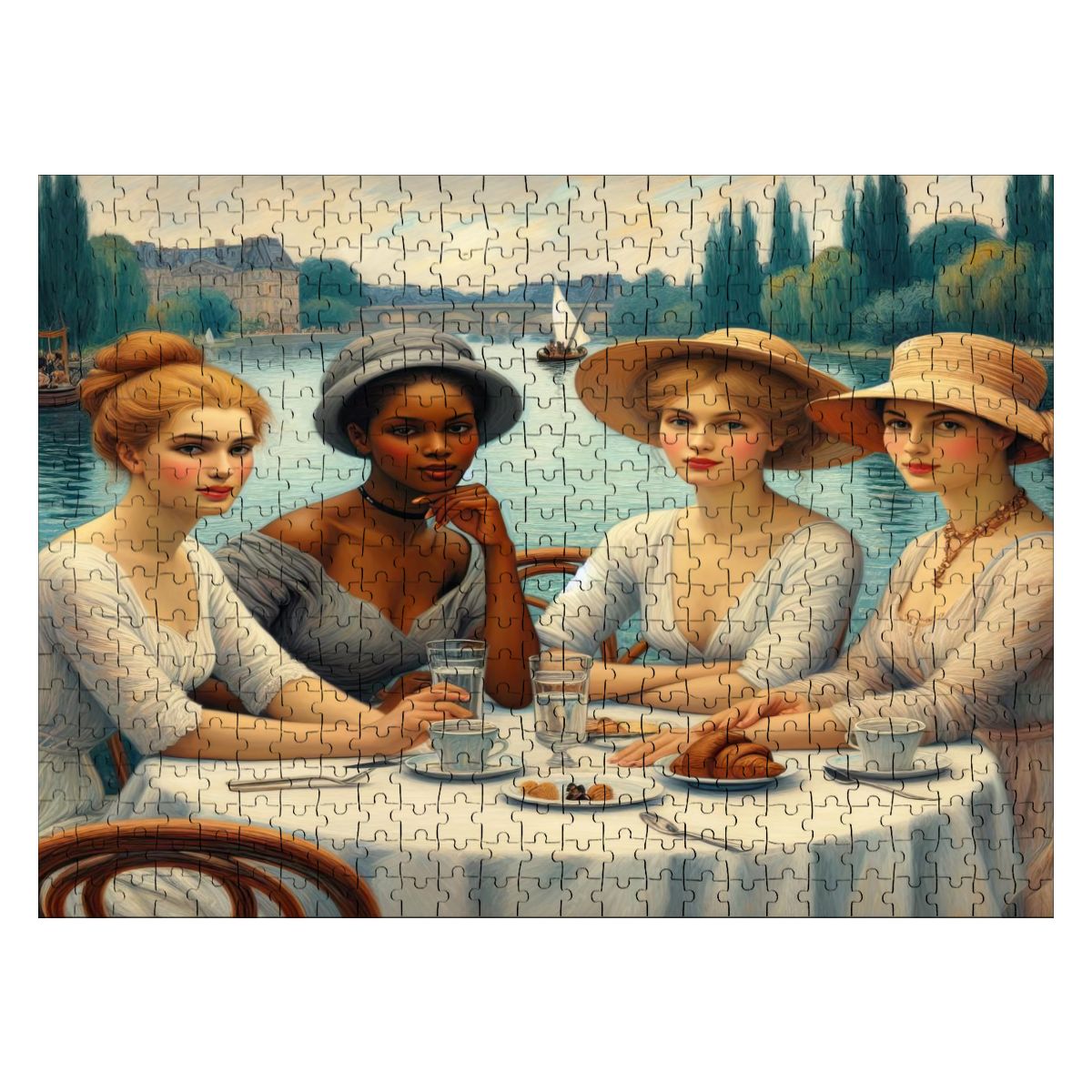 Florence is Late Wooden Jigsaw Puzzles 500 pcs - Gregg Acini Adoree Designs - Jigsaw Puzzle