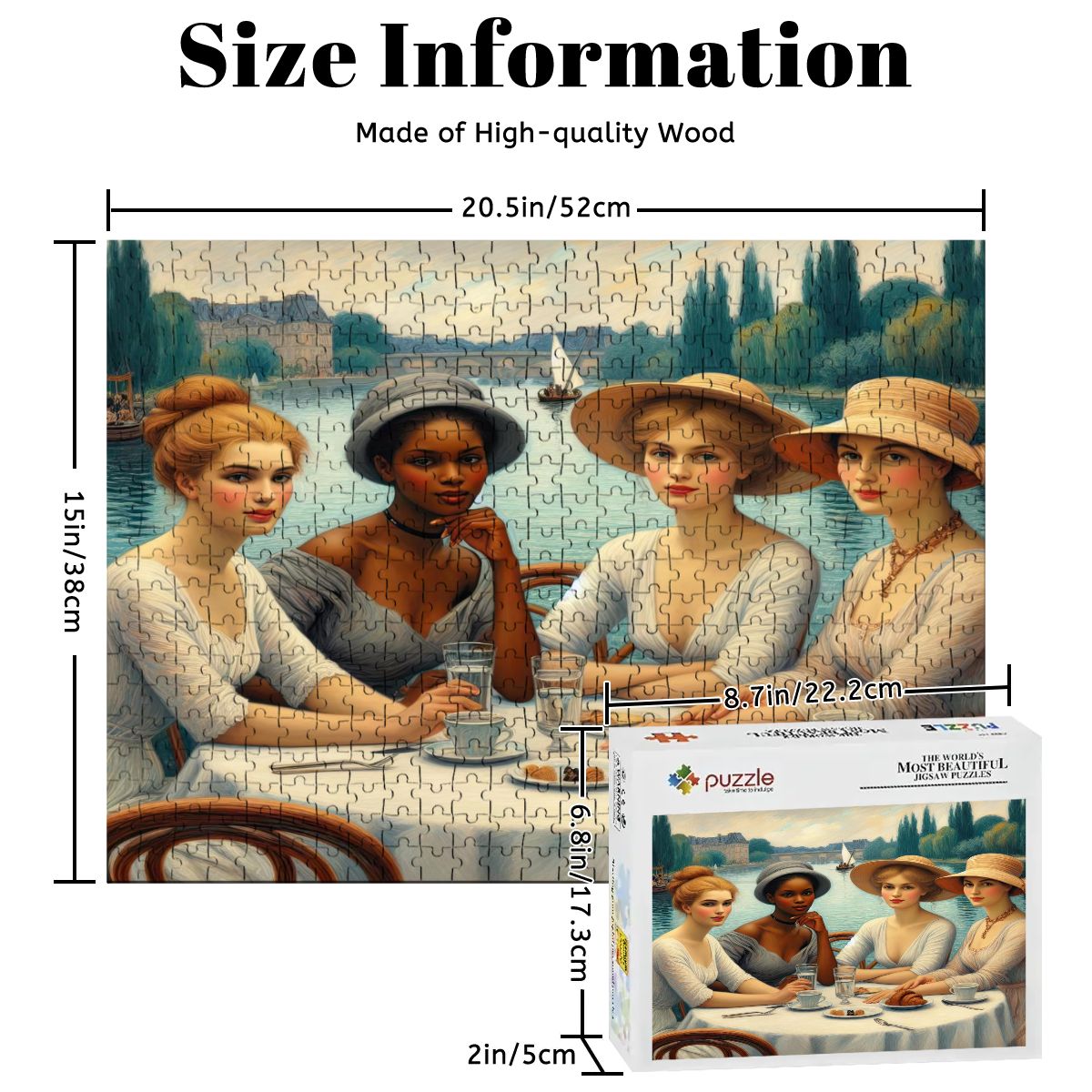 Florence is Late Wooden Jigsaw Puzzles 500 pcs - Gregg Acini Adoree Designs - Jigsaw Puzzle