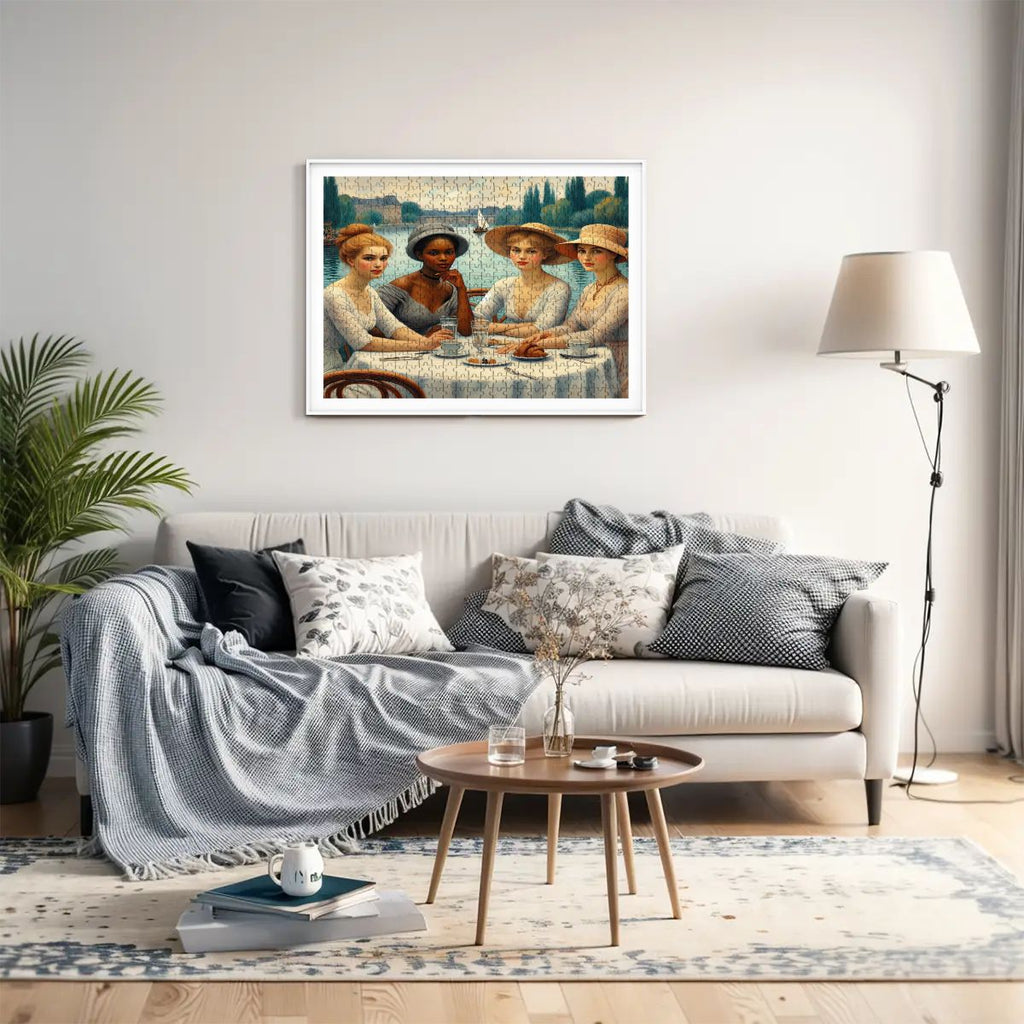 Florence is Late Wooden Jigsaw Puzzles 500 pcs - Gregg Acini Adoree Designs - Jigsaw Puzzle