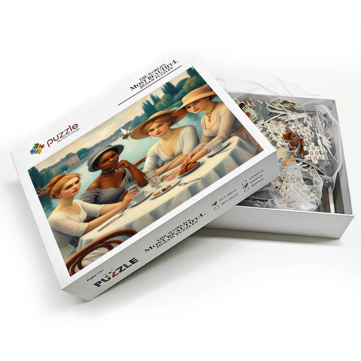 Florence is Late Wooden Jigsaw Puzzles 500 pcs - Gregg Acini Adoree Designs - Jigsaw Puzzle