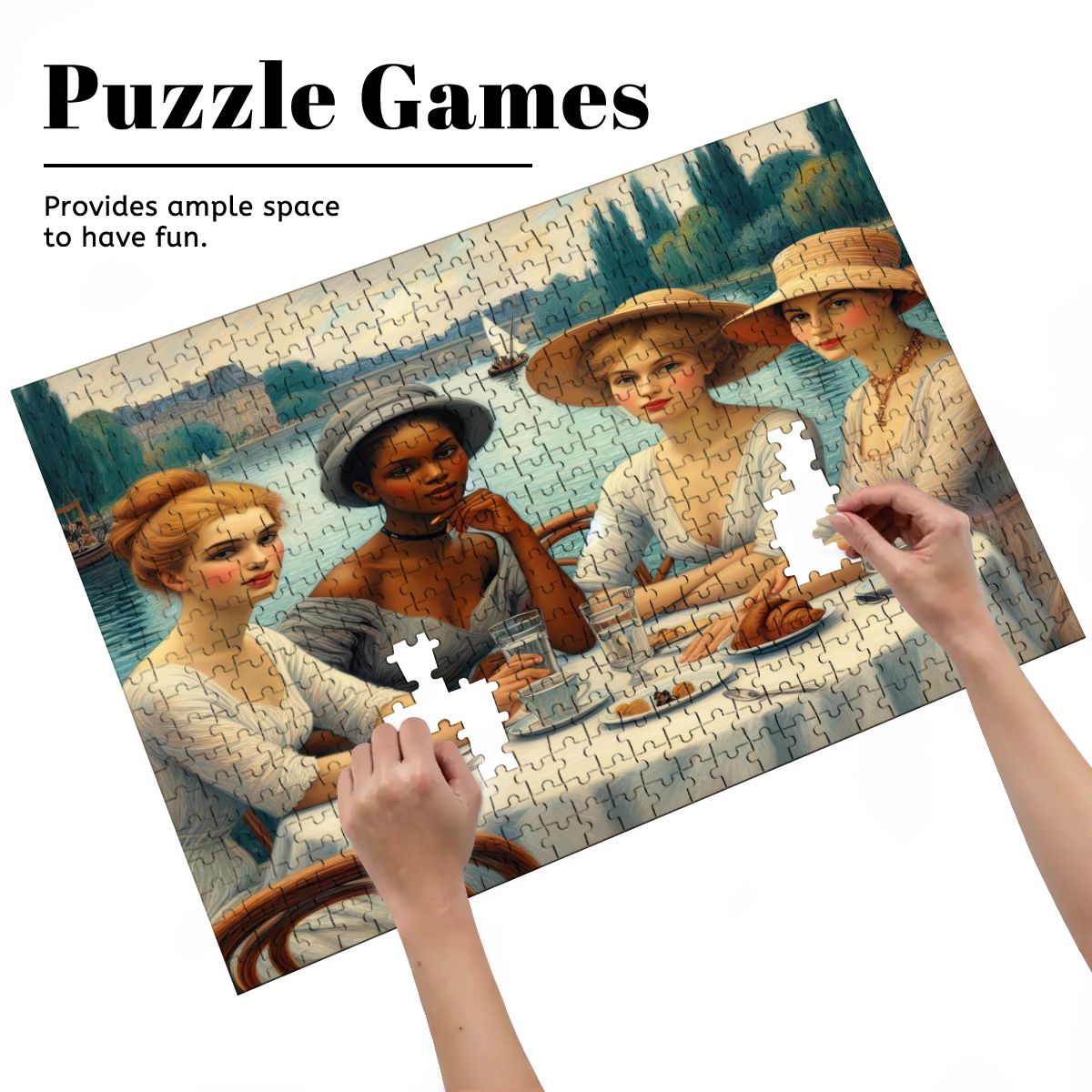 Florence is Late Wooden Jigsaw Puzzles 500 pcs - Gregg Acini Adoree Designs - Jigsaw Puzzle