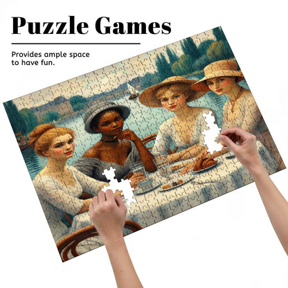 Florence is Late Wooden Jigsaw Puzzles 500 pcs - Gregg Acini Adoree Designs - Jigsaw Puzzle