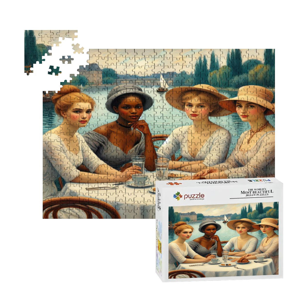 Florence is Late Wooden Jigsaw Puzzles 500 pcs - Gregg Acini Adoree Designs - Jigsaw Puzzle