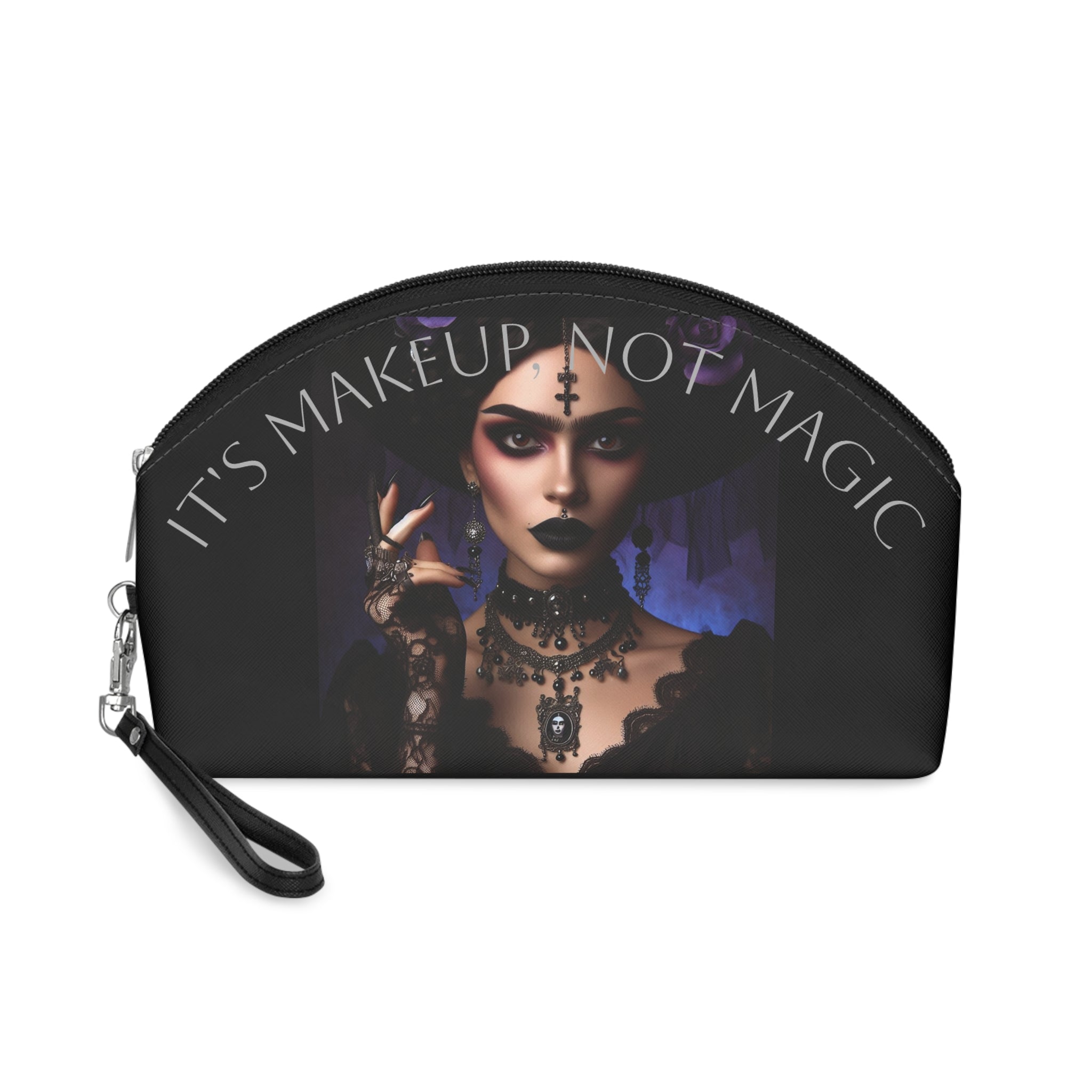 Frida Witch Makeup Bag – Cosmetic Pouch - Gregg Acini Adoree Designs - Bags
