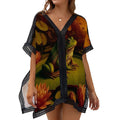 Frog on a Lilypad Women's Swimsuit Coverup - Gregg Acini Adoree Designs - Women's Swimwear