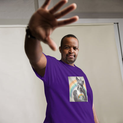 Furry Fox Unisex classic tee by Gregg Acini Adoree Designs - Gregg Acini Adoree Designs - Tee Shirt