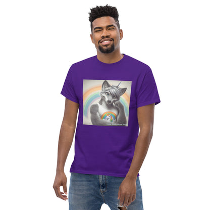 Furry Fox Unisex classic tee by Gregg Acini Adoree Designs - Gregg Acini Adoree Designs - Tee Shirt