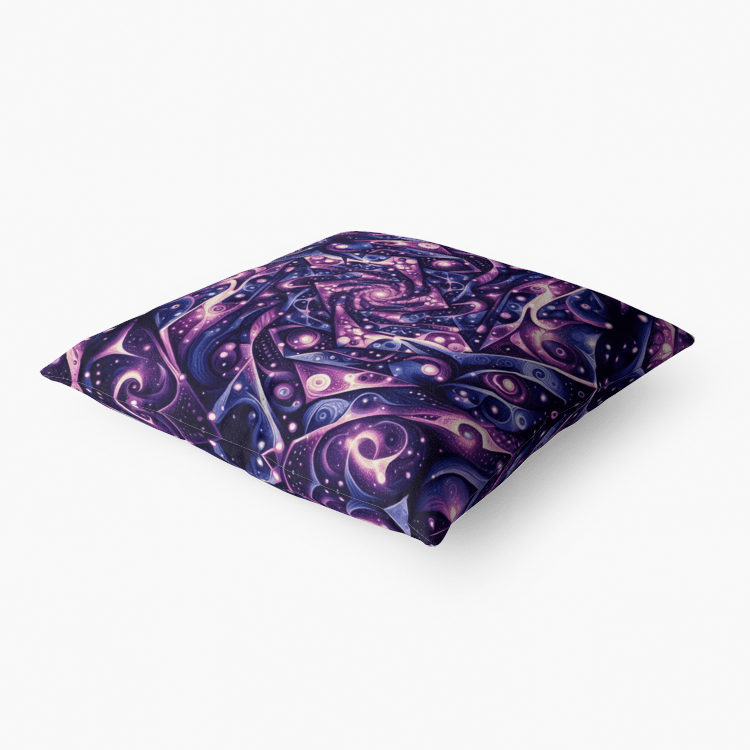 Galactic Purple Home Goods Premium Hypoallergenic Throw Pillow - Gregg Acini Adoree Designs - Pillows & Covers