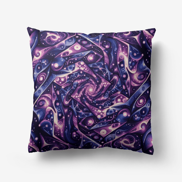 Galactic Purple Home Goods Premium Hypoallergenic Throw Pillow - Gregg Acini Adoree Designs - Pillows & Covers