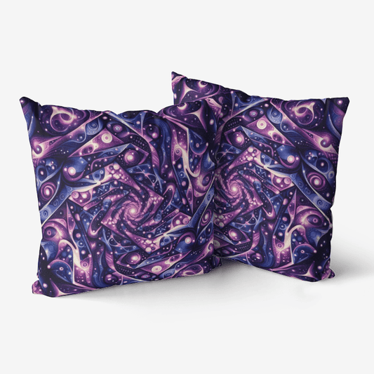 Galactic Purple Home Goods Premium Hypoallergenic Throw Pillow - Gregg Acini Adoree Designs - Pillows & Covers