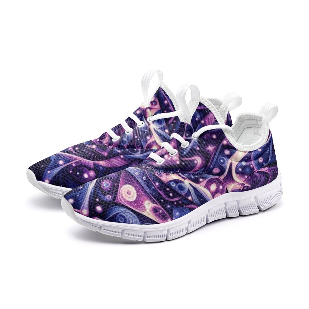 Galactic Purple Unisex Lightweight Sneaker City Runner - Gregg Acini Adoree Designs - Shoes