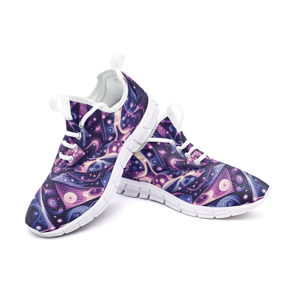 Galactic Purple Unisex Lightweight Sneaker City Runner - Gregg Acini Adoree Designs - Shoes