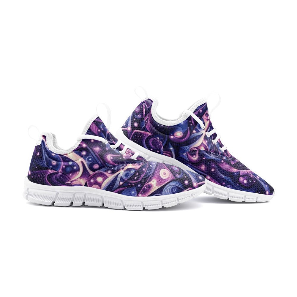 Galactic Purple Unisex Lightweight Sneaker City Runner - Gregg Acini Adoree Designs - Shoes
