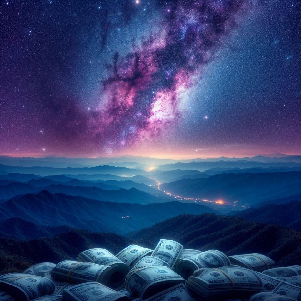 Galaxy Mountain Study - Gregg Acini Adoree Designs - 