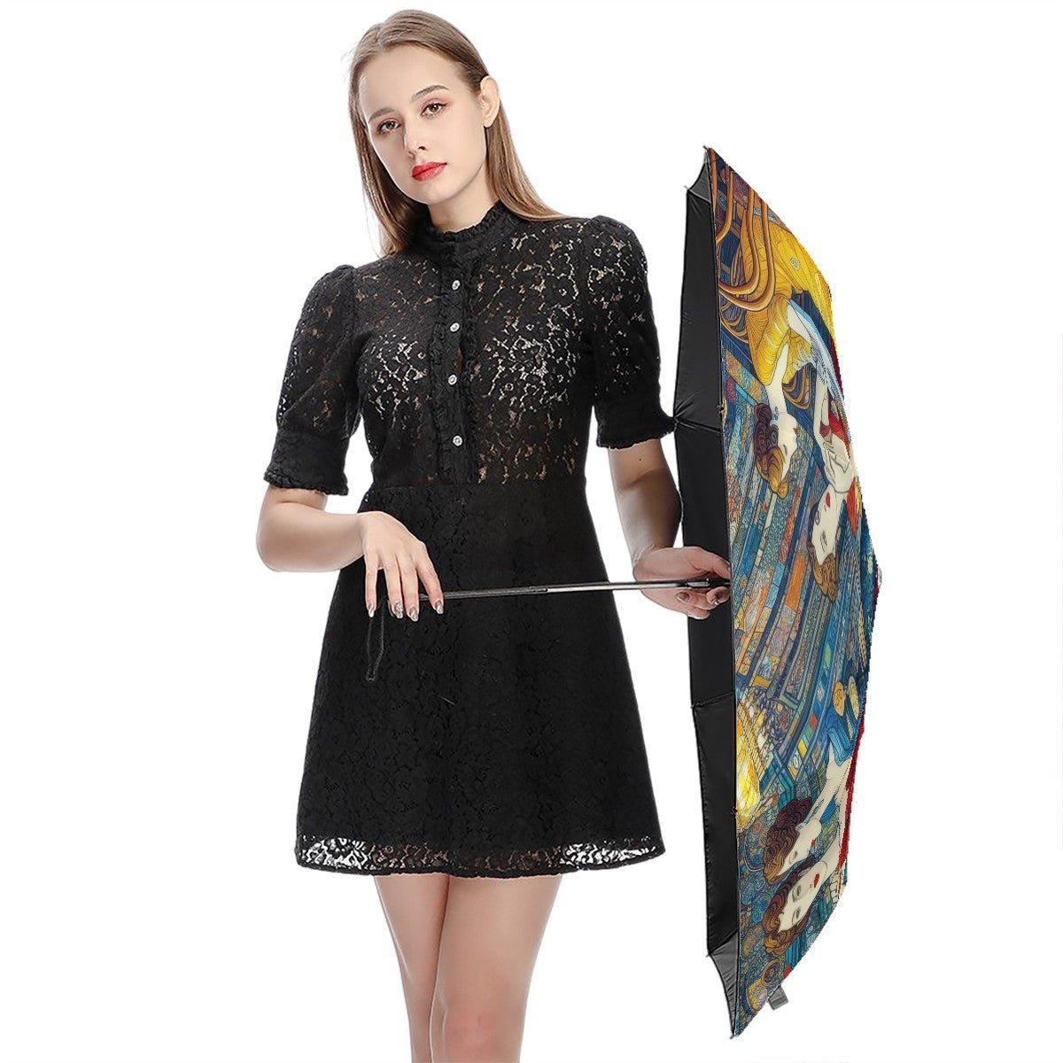 Girlfriends UV Protection Umbrella - Gregg Acini Adoree Designs - Umbrella