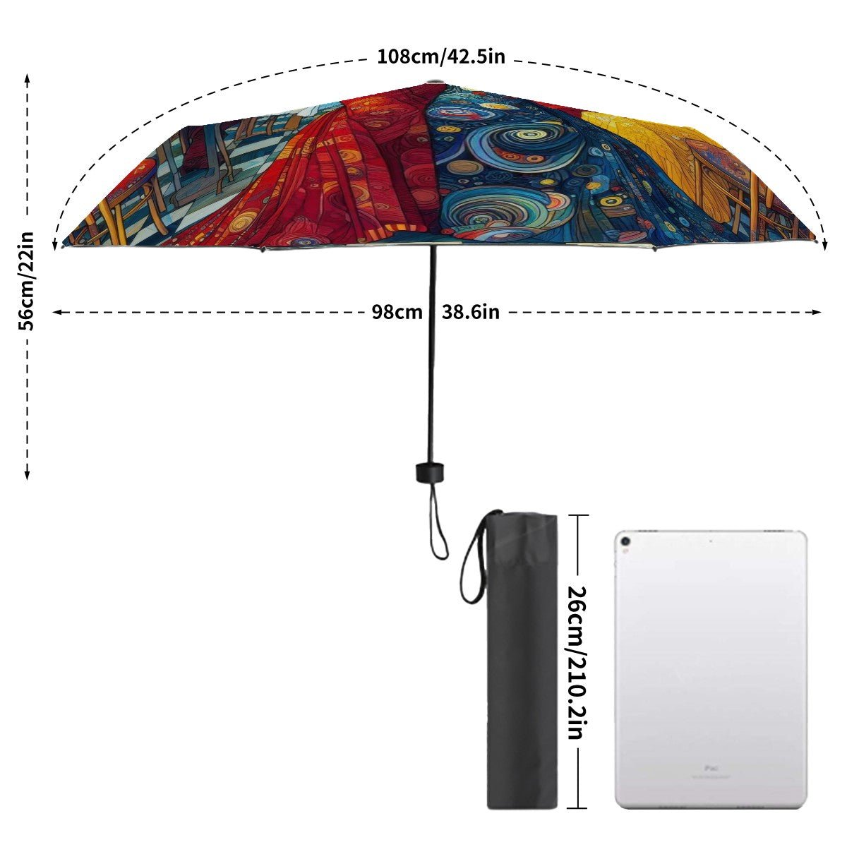 Girlfriends UV Protection Umbrella - Gregg Acini Adoree Designs - Umbrella