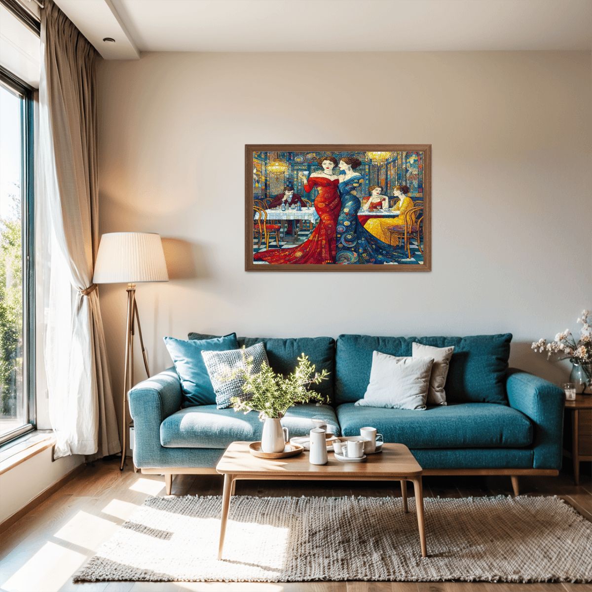 Girlfriends Wooden Jigsaw Puzzles 1000 pcs - Gregg Acini Adoree Designs - Jigsaw Puzzle