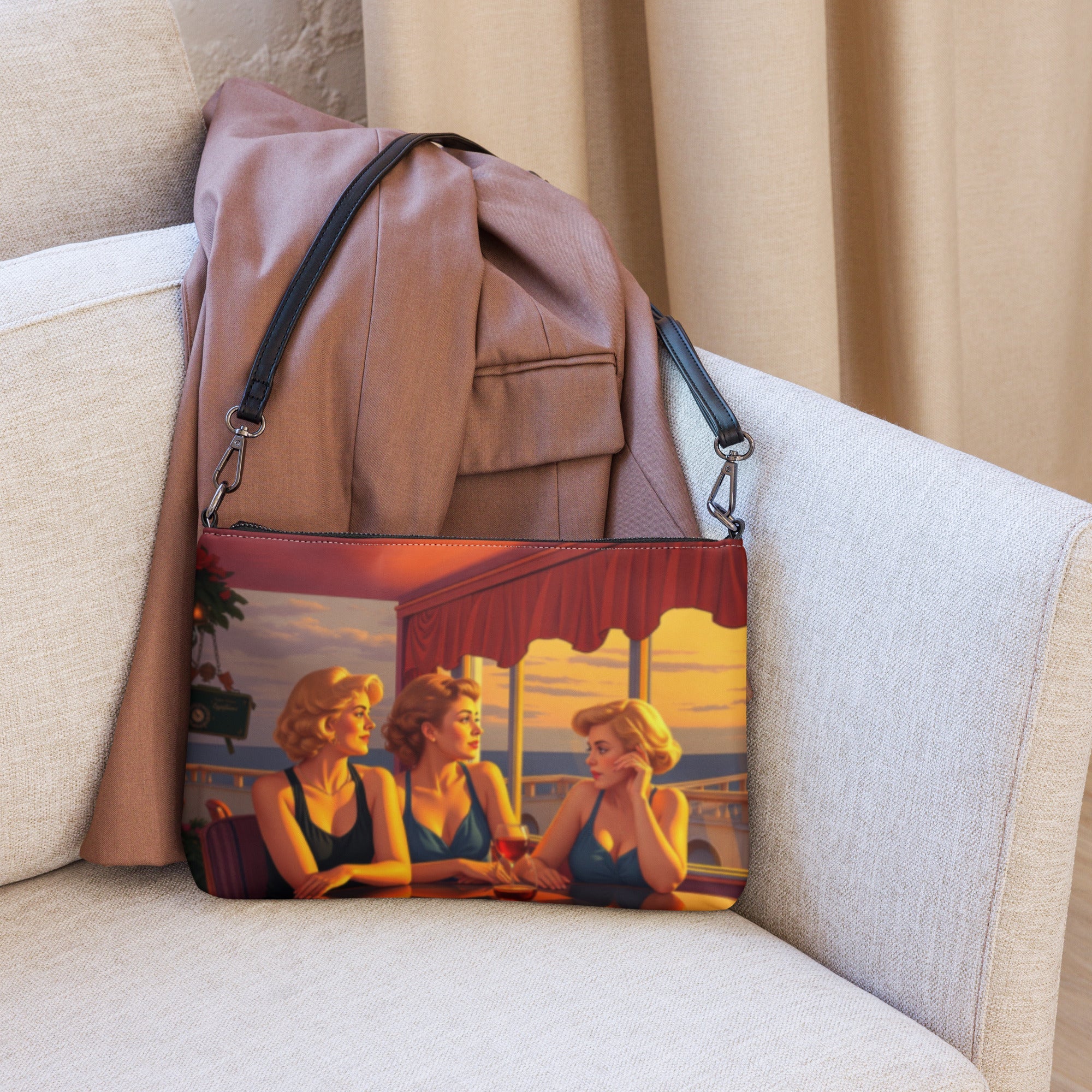 Glamorous Friends Crossbody bag by Gregg Acini Adoree Designs - Gregg Acini Adoree Designs - Handbag