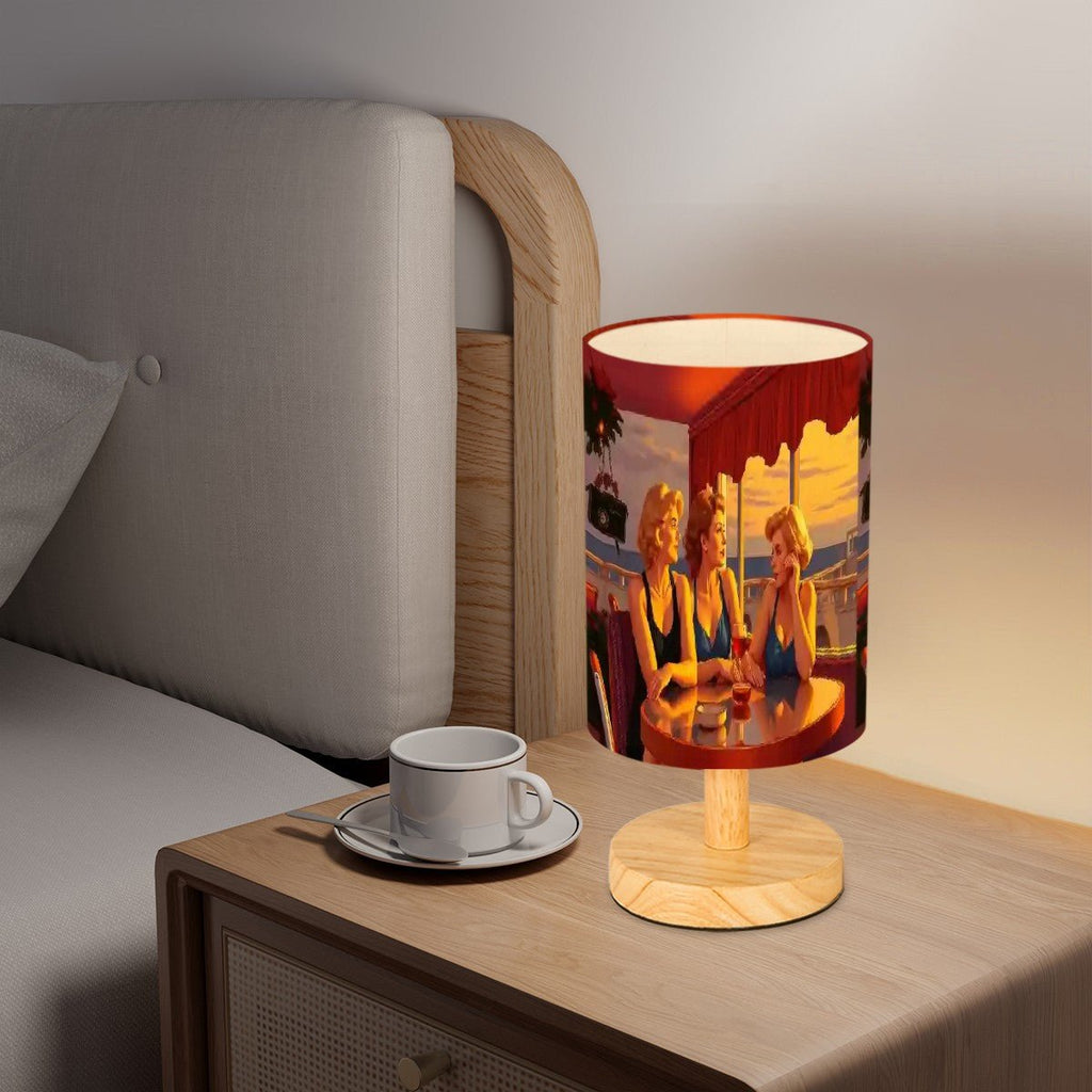 Glamorous Friends Cylindrical Table Lamp - Gregg Acini Adoree Designs - Lamp
