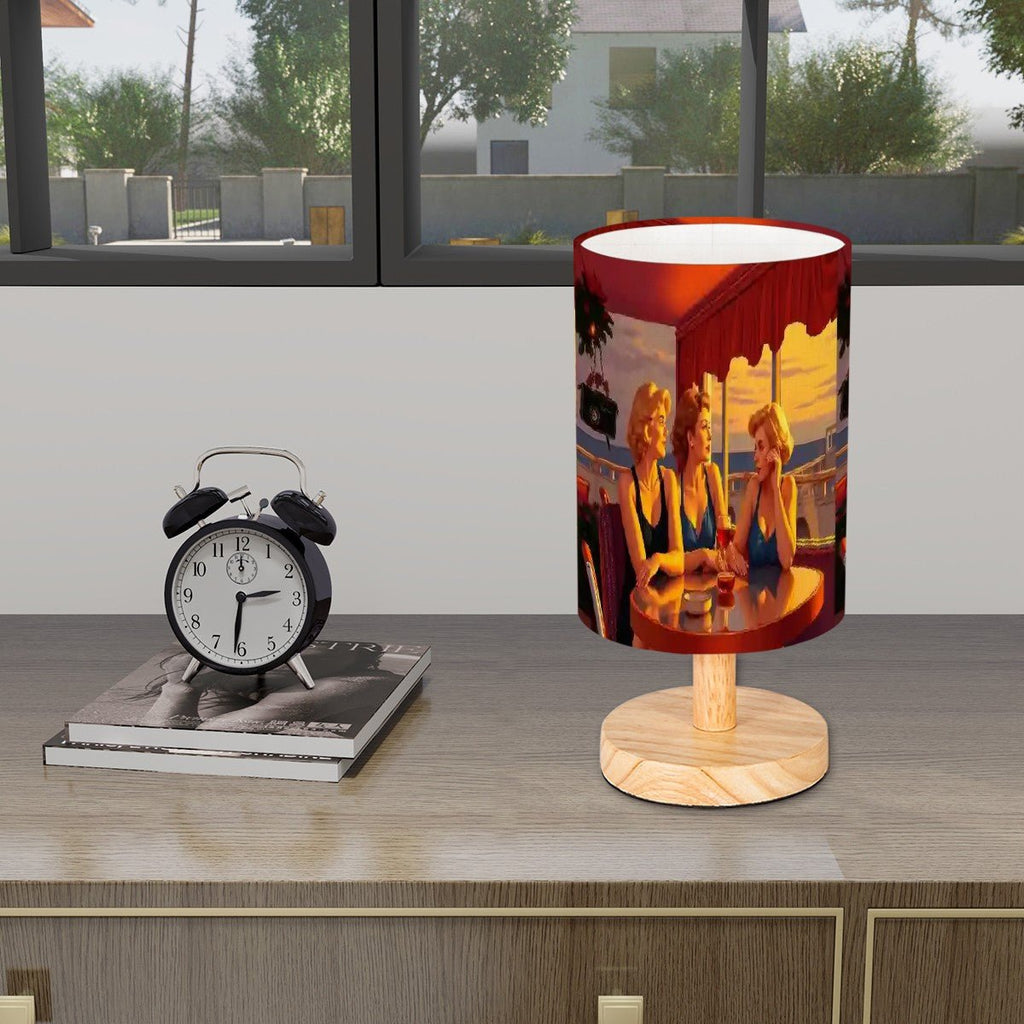 Glamorous Friends Cylindrical Table Lamp - Gregg Acini Adoree Designs - Lamp