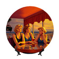 Glamorous Friends Decorative Plate - Gregg Acini Adoree Designs - Decorative Plates