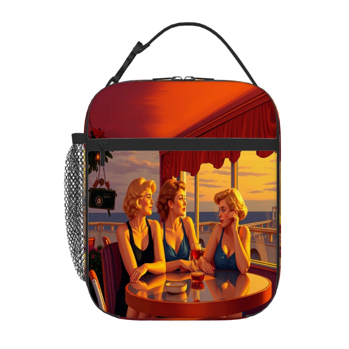 Glamorous Friends Lunch Bag - Gregg Acini Adoree Designs - Lunch Bag