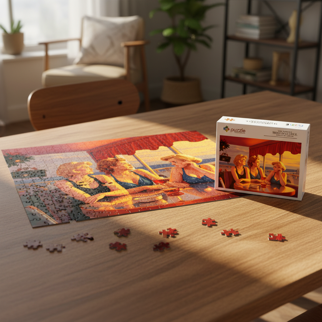 Glamorous Friends Puzzle 500pc Lifestyle