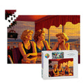 Glamorous Friends Wooden Jigsaw Puzzles 1000 pcs - Gregg Acini Adoree Designs - Jigsaw Puzzle