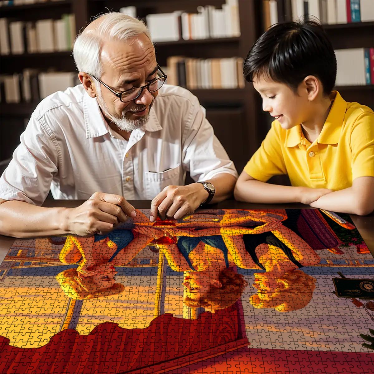 Glamorous Friends Wooden Jigsaw Puzzles 1000 pcs - Gregg Acini Adoree Designs - Jigsaw Puzzle