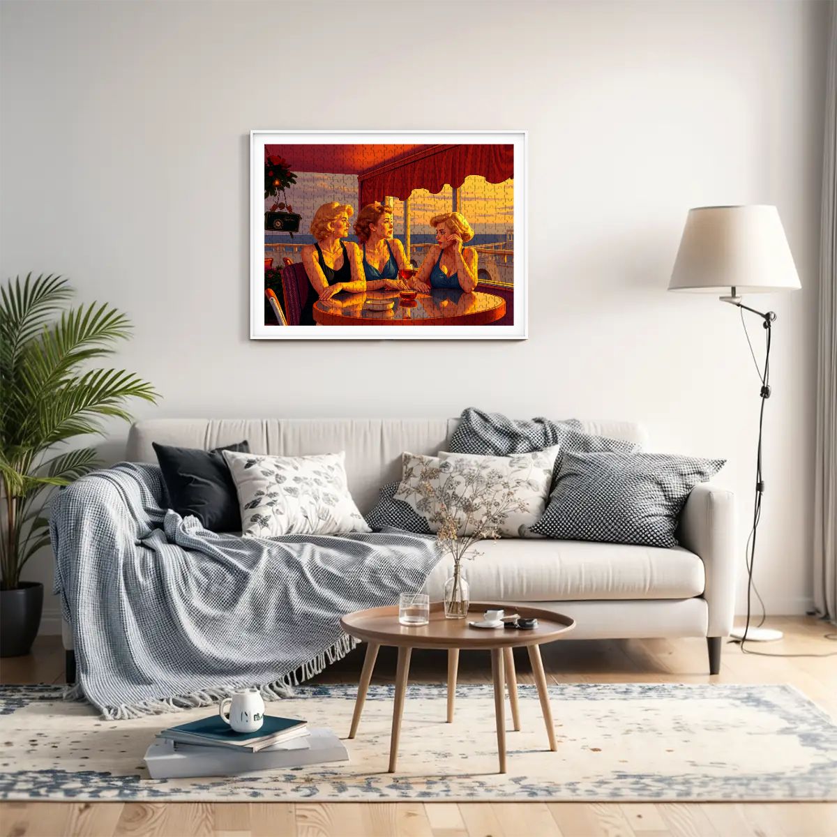 Glamorous Friends Wooden Jigsaw Puzzles 500 pcs - Gregg Acini Adoree Designs - Jigsaw Puzzle