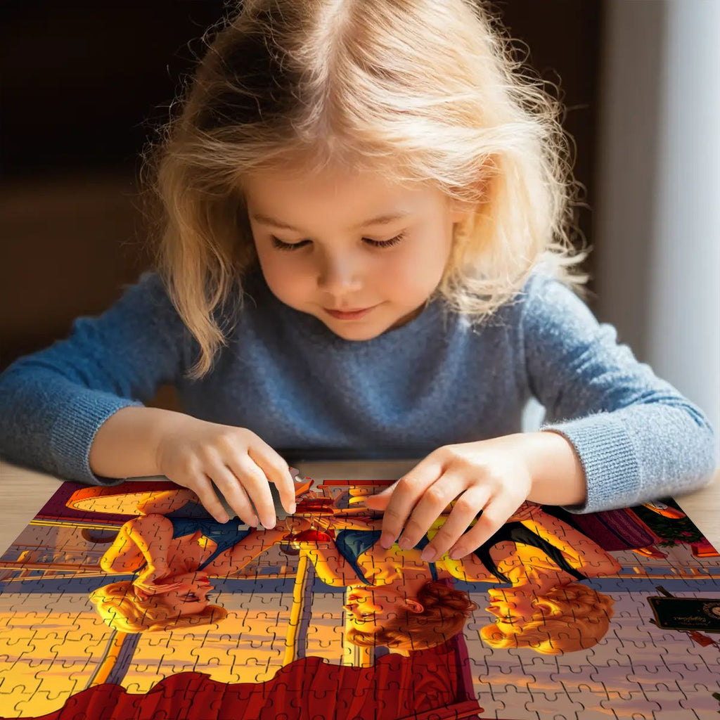 Glamorous Friends Wooden Jigsaw Puzzles 500 pcs - Gregg Acini Adoree Designs - Jigsaw Puzzle