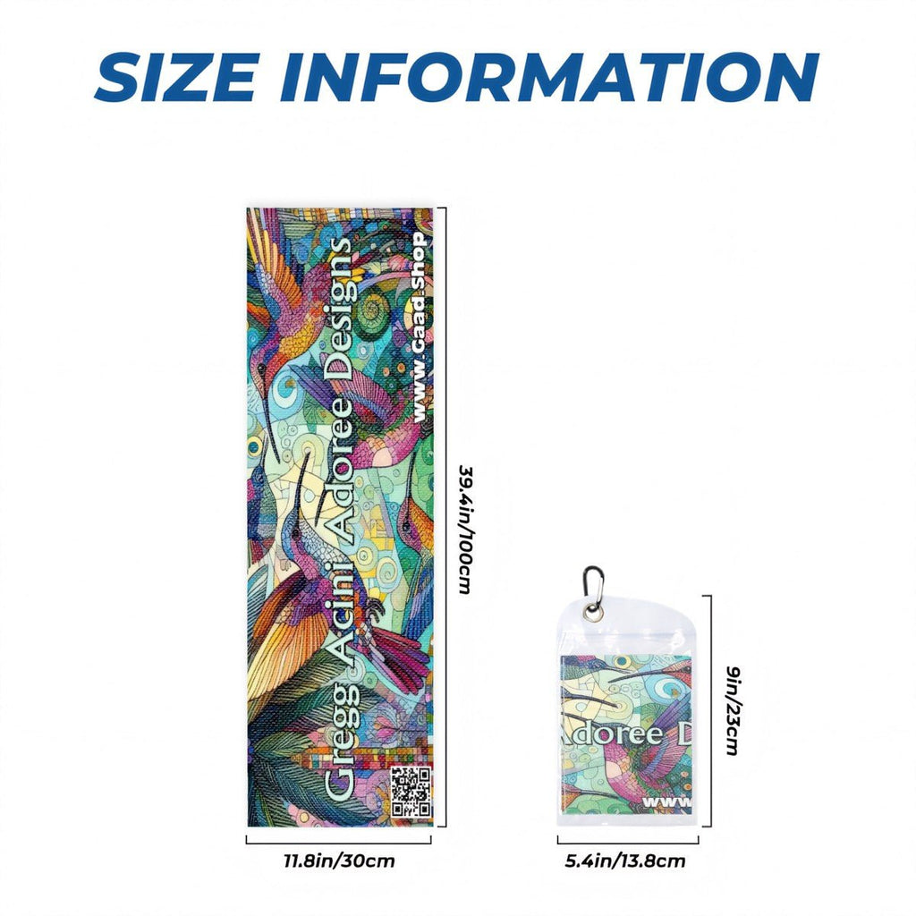 Gregg Acini Adoree Logo Cold Sports Towel - Gregg Acini Adoree Designs - Towel