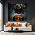 Halloween Medusa 4 Lightweight Wall Tapestry (Fabric Wall Hanging - USA) - Gregg Acini Adoree Designs - Wall Coverings