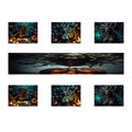 Halloween Medusa Table Runner Placemat Set 7 Pieces - Gregg Acini Adoree Designs - Placemat