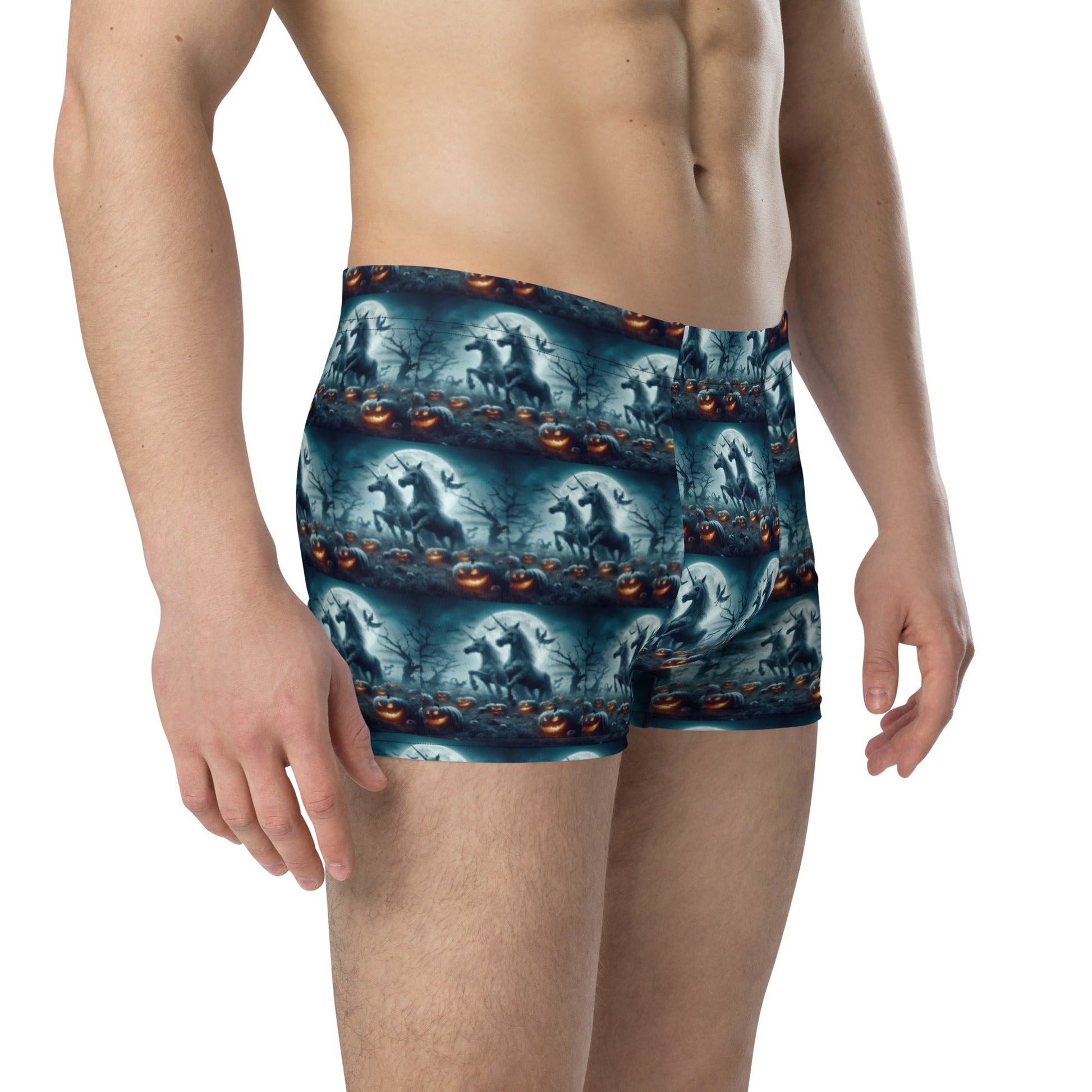 Halloween Unicorns3 Boxer Briefs by Gregg Acini Adoree Designs - Gregg Acini Adoree Designs - Underwear