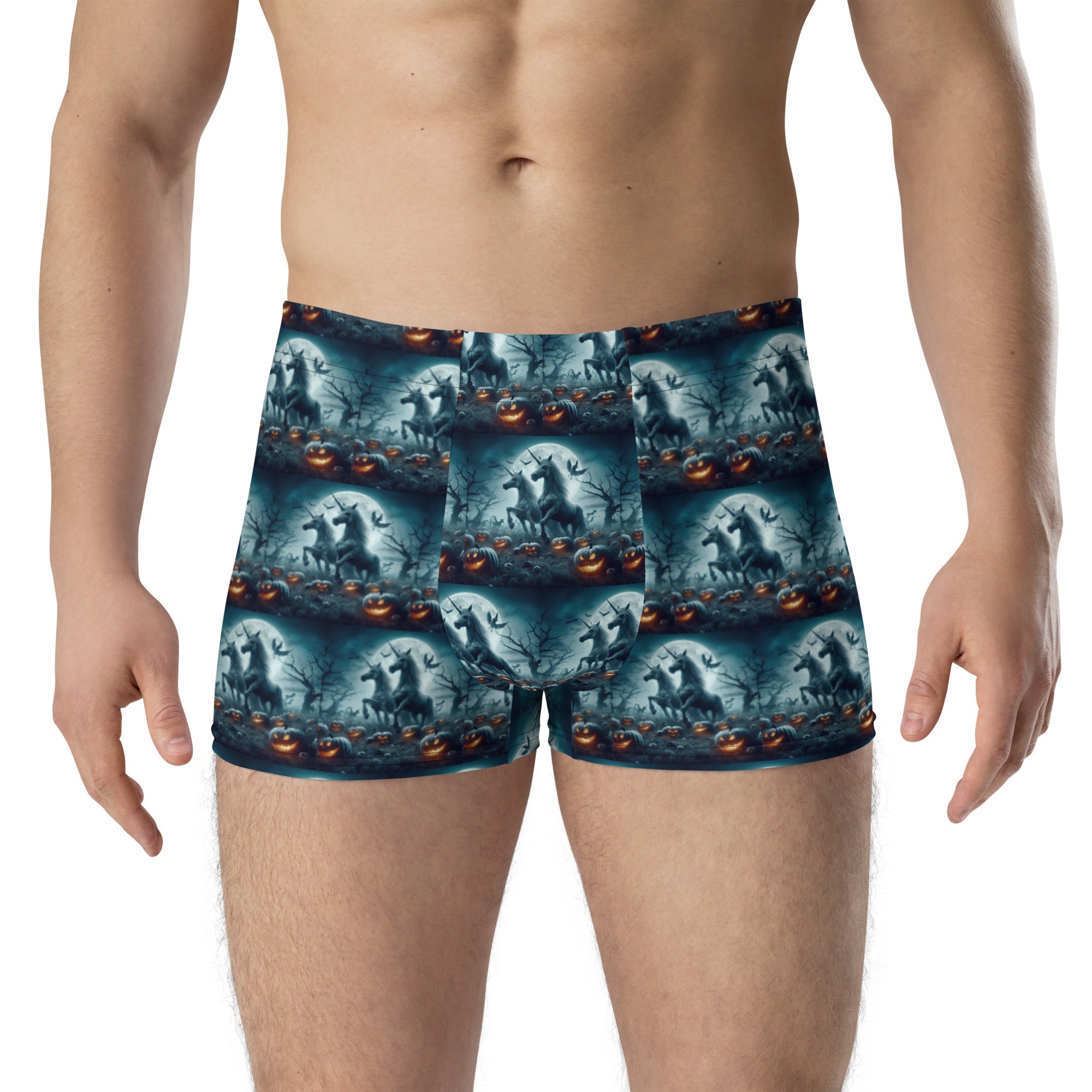 Halloween Unicorns3 Boxer Briefs by Gregg Acini Adoree Designs - Gregg Acini Adoree Designs - Underwear