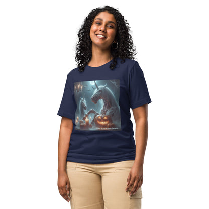 Halloween Zombie Unicorns Unisex t-shirt by Gregg Acini Adoree Designs - Gregg Acini Adoree Designs - Tee Shirt