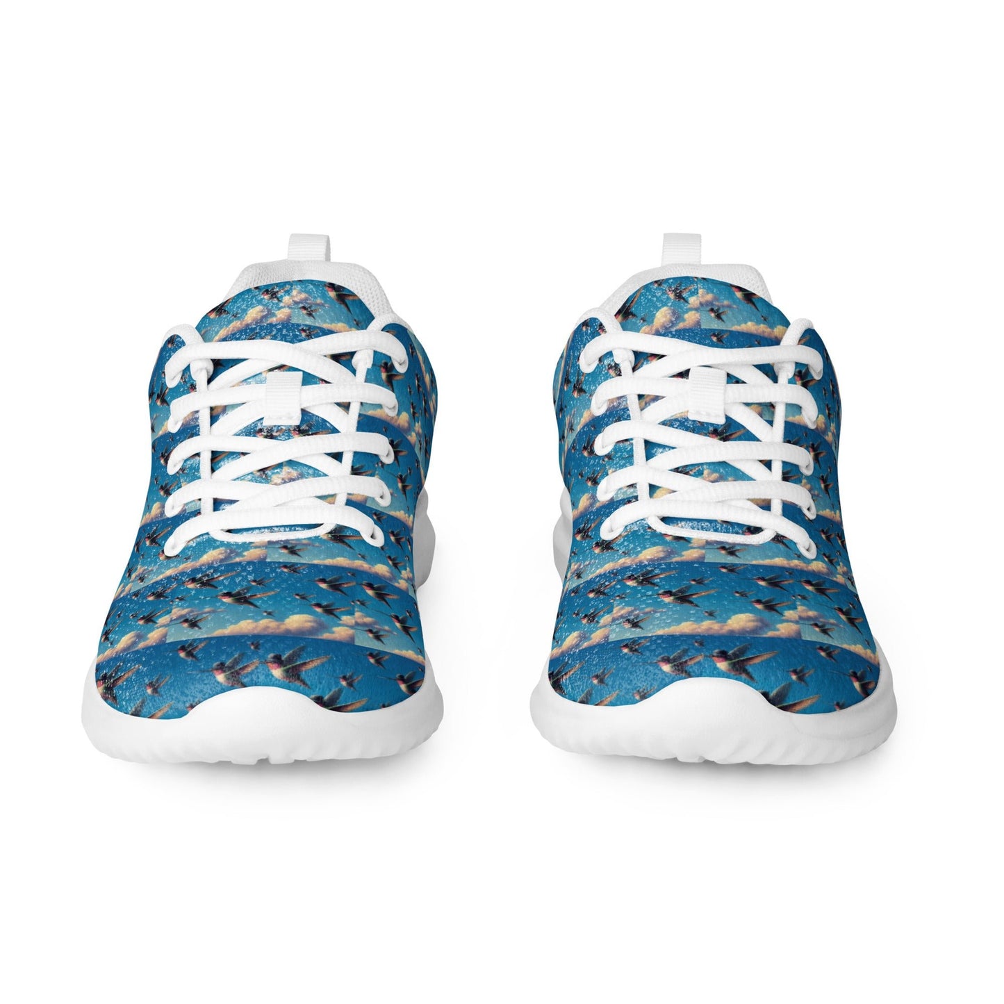 Hummingbird Flock Men’s athletic shoes by Gregg Acini Adoree Designs - Gregg Acini Adoree Designs - Shoes