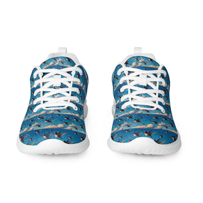 Hummingbird Flock Men’s athletic shoes by Gregg Acini Adoree Designs - Gregg Acini Adoree Designs - Shoes