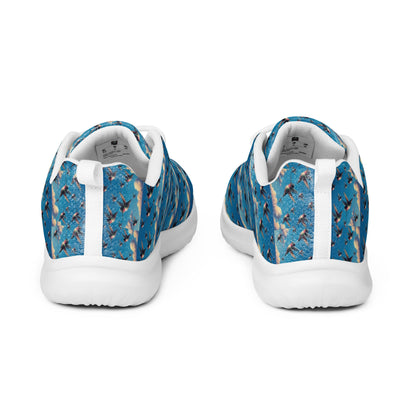Hummingbird Flock Men’s athletic shoes by Gregg Acini Adoree Designs - Gregg Acini Adoree Designs - Shoes