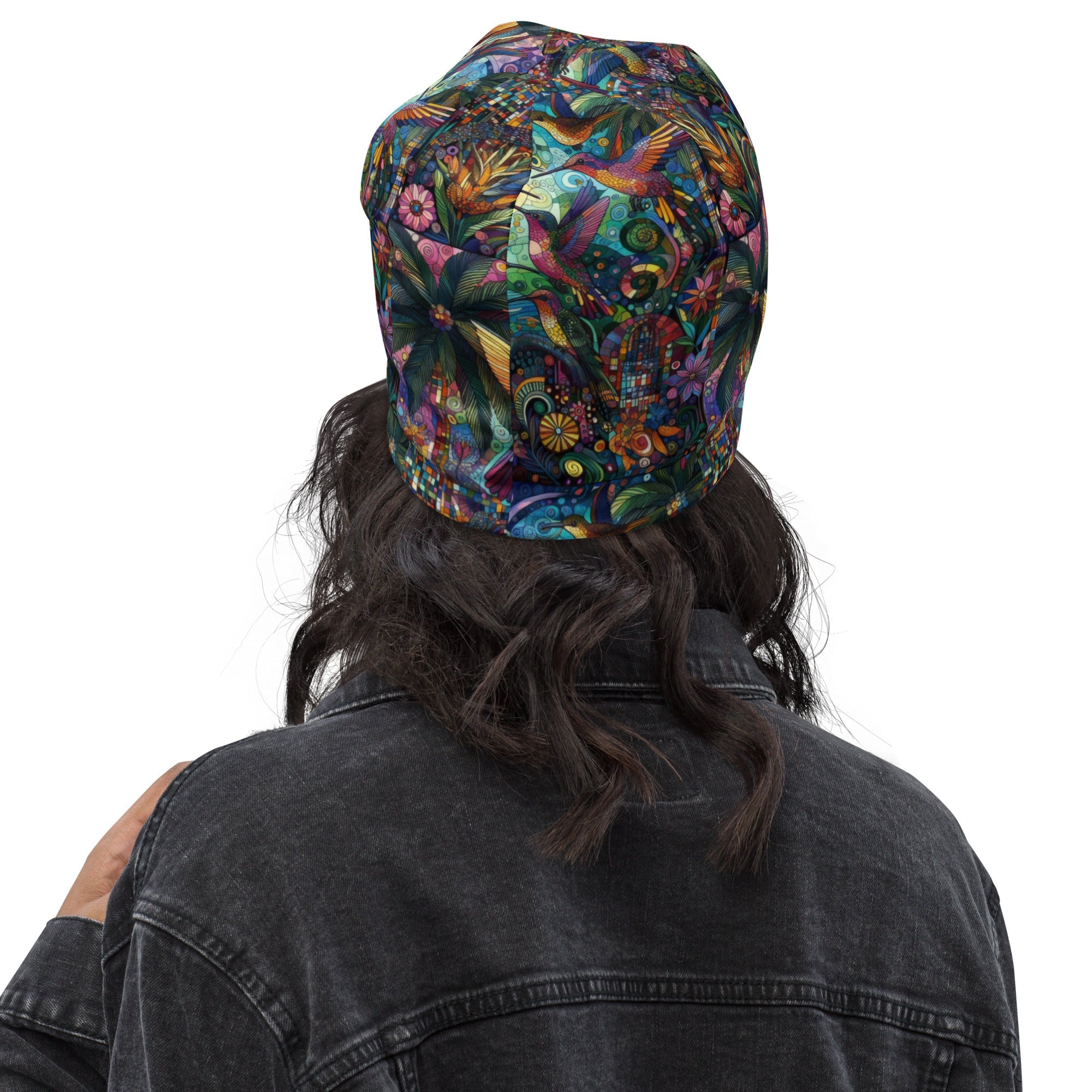 Hummingbird Kaleidoscope All - Over Print Beanie - Gregg Acini Adoree Designs - Beanie