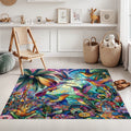 Hummingbird Kaleidoscope - Area Rug without Tassels (3:5) - Gregg Acini Adoree Designs - Rugs & Mats