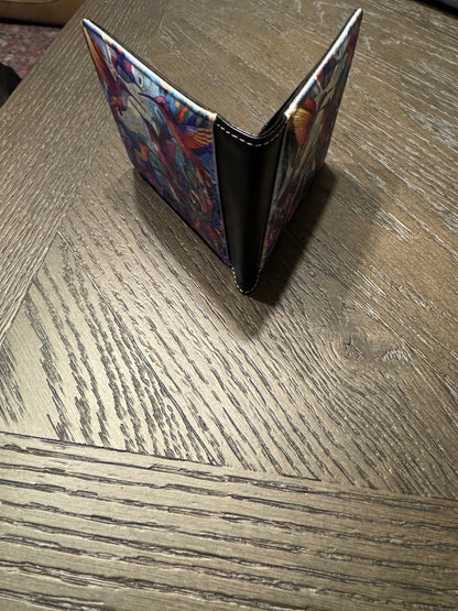 Hummingbird Kaleidoscope Bifold Wallet - Gregg Acini Adoree Designs - Wallets