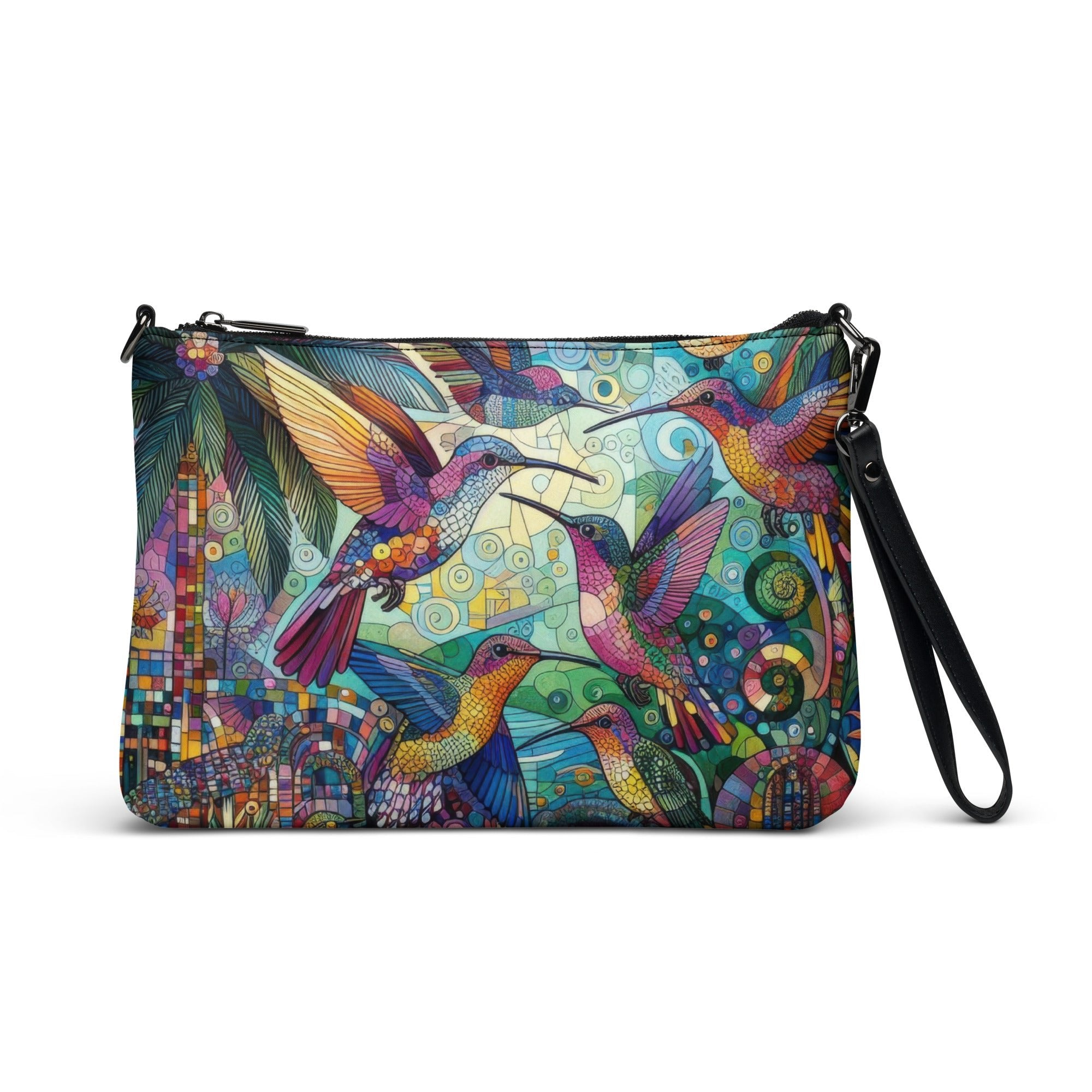 Hummingbird Kaleidoscope Crossbody bag - Gregg Acini Adoree Designs - Handbag