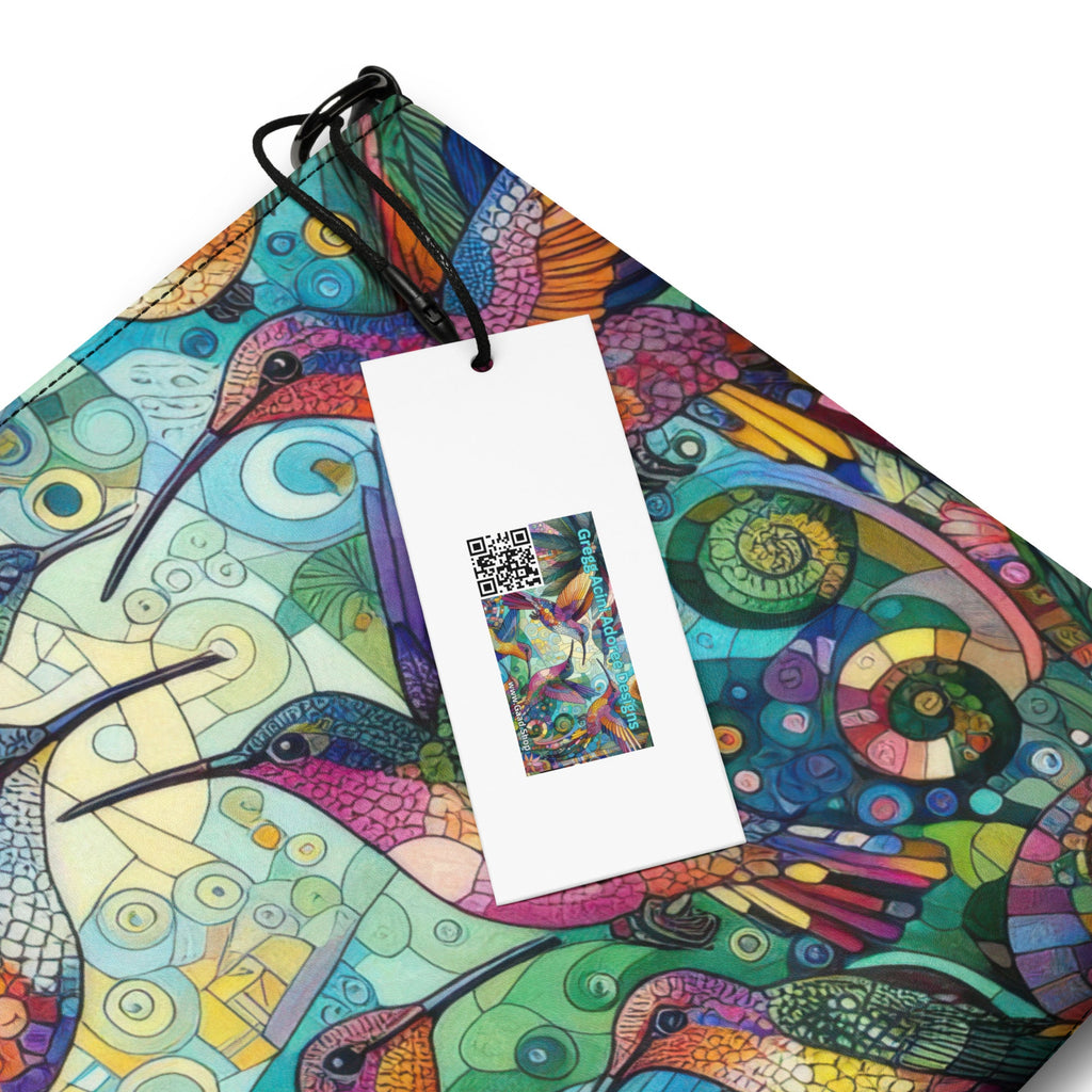 Hummingbird Kaleidoscope Crossbody bag - Gregg Acini Adoree Designs - Handbag