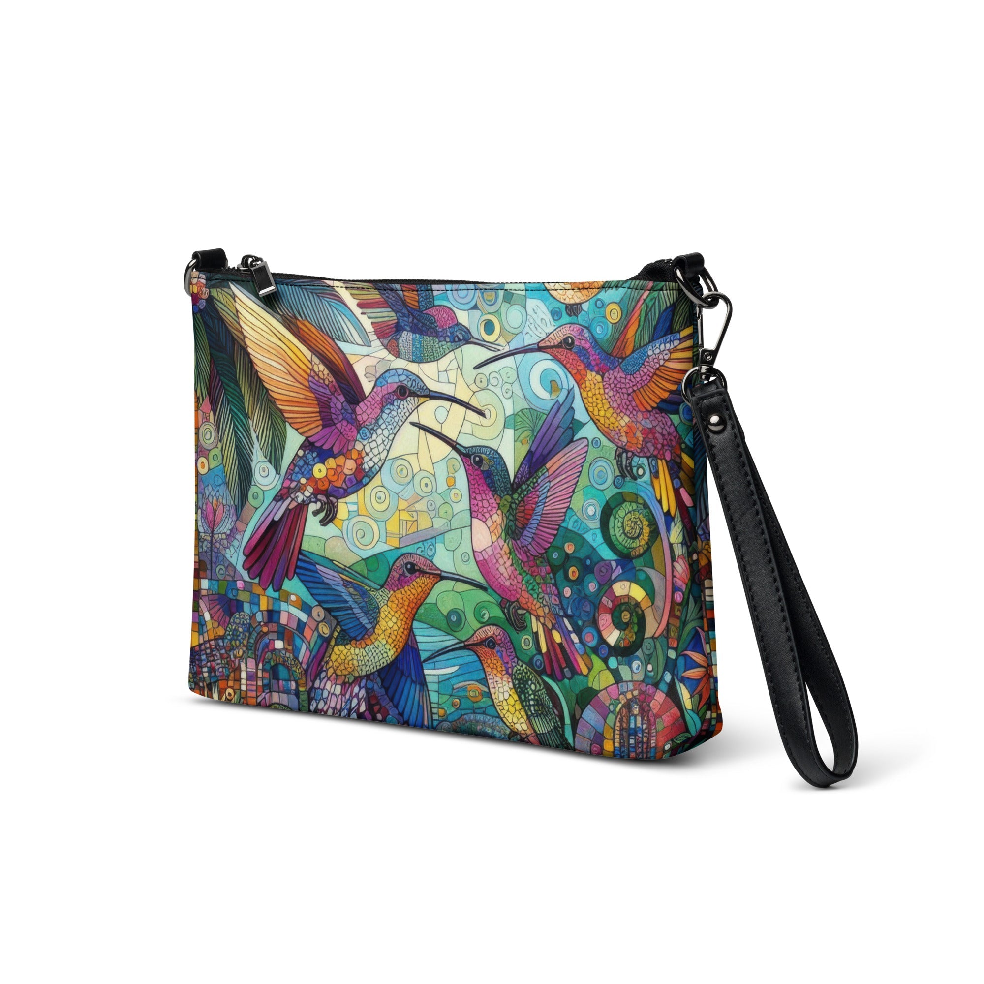Hummingbird Kaleidoscope Crossbody bag - Gregg Acini Adoree Designs - Handbag