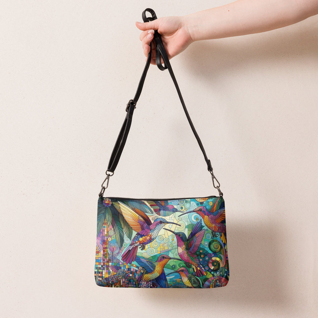 Hummingbird Kaleidoscope Crossbody bag - Gregg Acini Adoree Designs - Handbag